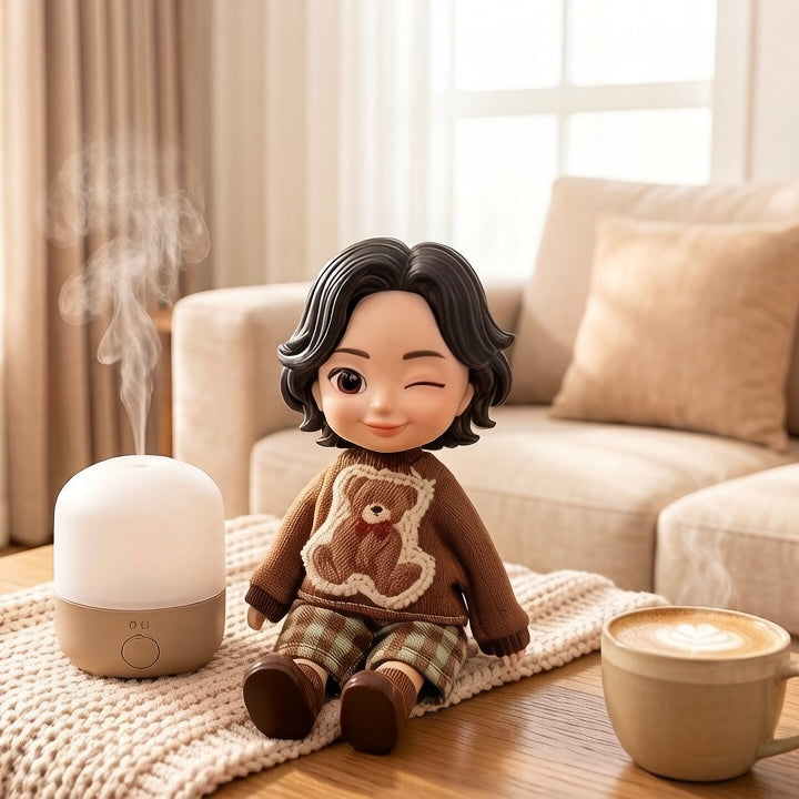 Custom Handmade Mini Doll from Photo – Personalized Portrait Gift